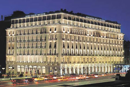 grande bretagne five star hotel in Athens Greece